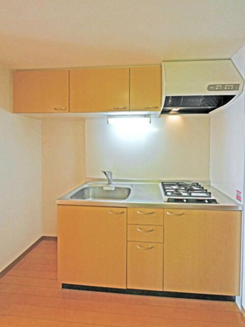 ビイルーム自由が丘のキッチン|便利な二口コンロです。