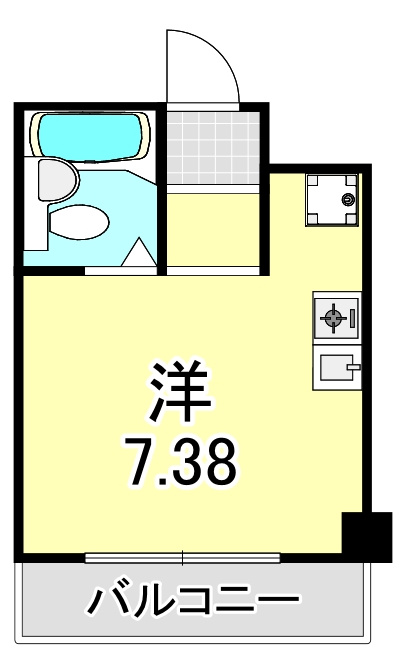 サンコート住吉駅前の間取り