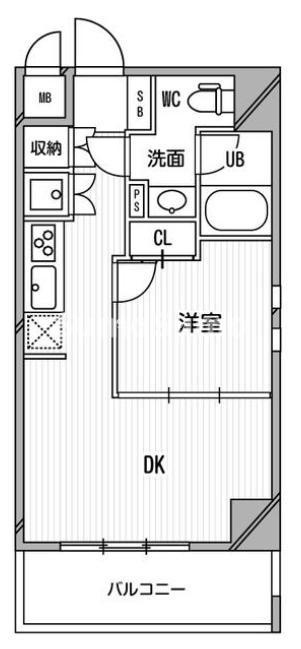 ゼニスレジデンス難波南の間取り