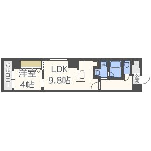 AMBITIOUS鎗屋町の間取り