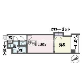 グラヴィス平尾の間取り