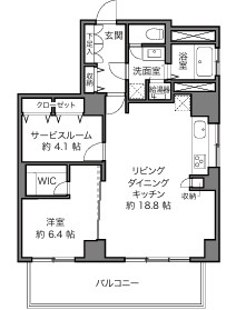 赤坂台マンションの間取り