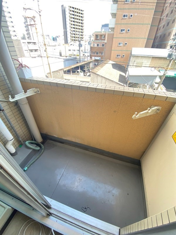 マンションキャッスルのバルコニー