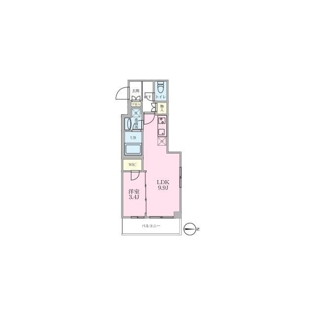 リージア三軒茶屋の間取り