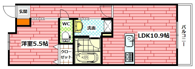 プランソレイユ石井城の間取り