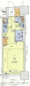 ララプレイスOSAKA WEST PRIMEの間取り