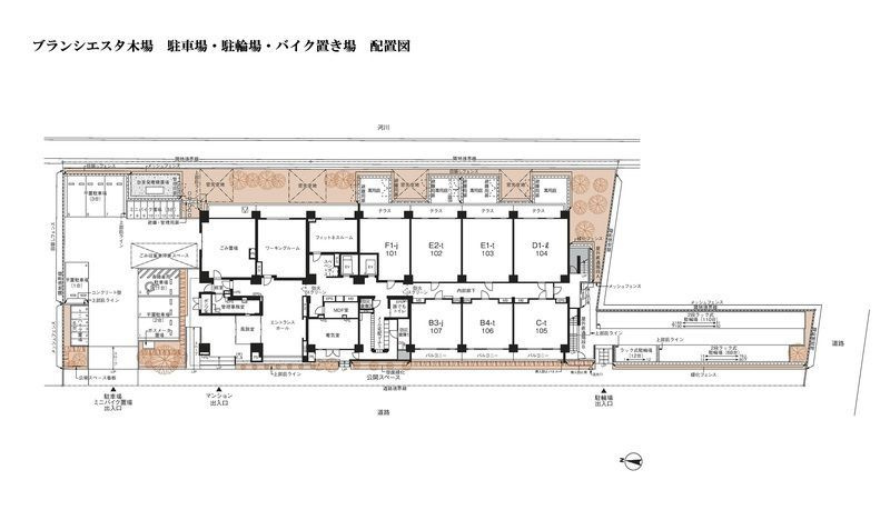 ブランシエスタ木場の区画図