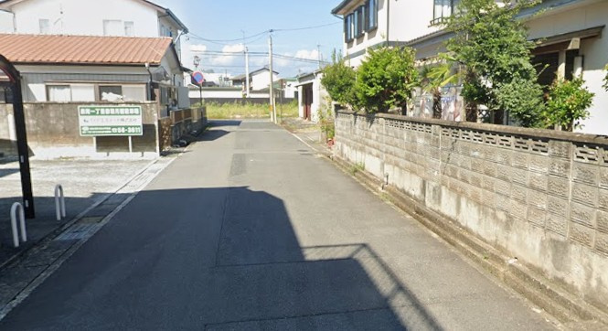 【新築戸建】　いわき市泉町第8　限定1棟の前面道路含む現地写真|南側6ｍ公道
