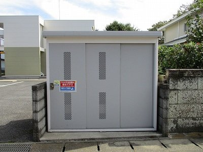 【その他】 | レオパレスマロニエ | 入居者様専用ゴミ庫です。