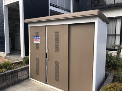 【その他】 | レオパレスヴィヴァルディ | 入居者様専用ゴミ庫となります