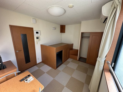 【寝室】 | レオパレス陽菜ハイツ | 絨毯は無地の場合もございます