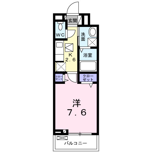 【間取り】 | シャルモン深野　Ｅａｓｔ