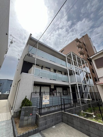 大阪市西淀川区竹島３丁目のアパートの外観