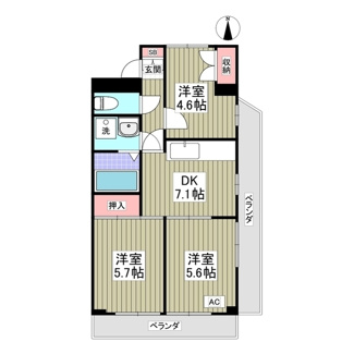 【間取り】 | アザレアマンション
