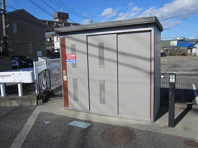【その他】 | レオパレス睦 | 入居者様専用ゴミ庫です。