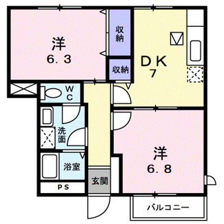 【間取り】 | メルベーユ参番館