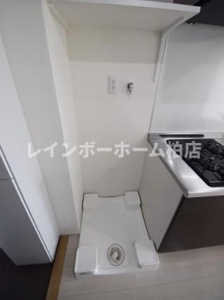 SkyMatsudoの設備|室内洗濯機置き場です