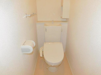 【トイレ】 | かりんＢ | 清潔感のあるトイレです