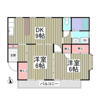 【間取り】 | コーポインティアマウンテン2号棟