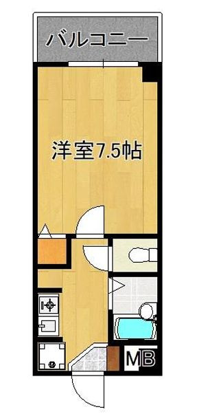 ロジュマン泉佐野の間取り