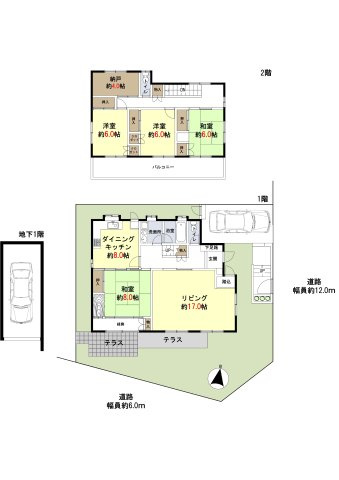 和泉市いぶき野2丁目戸建の間取り