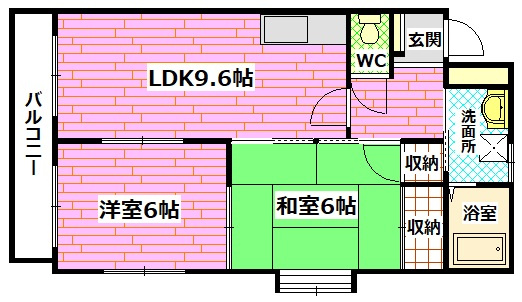 ファミールアキの間取り
