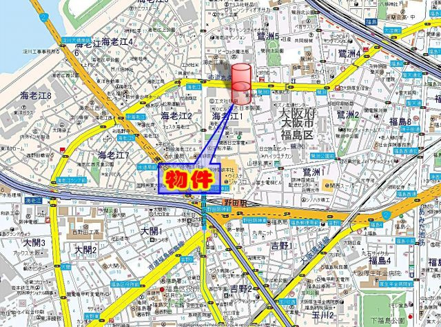 【地図】 | エスリード梅田西第5