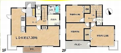【間取り】 | 【仲介手数料０円】平塚市出縄　中古戸建 | 平塚市出縄　中古戸建