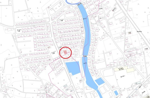 鹿沼市武子　戸建の地図