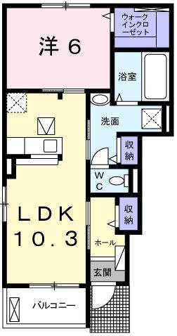 コンフォートカーサⅢの間取り