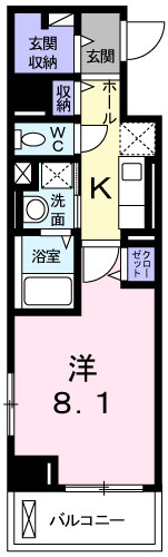 ジュエルⅢの間取り