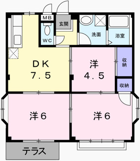 【間取り】 | エルダー佐々木２