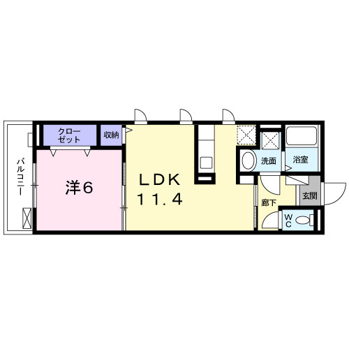 Ｔ’ｓキューブツーの間取り