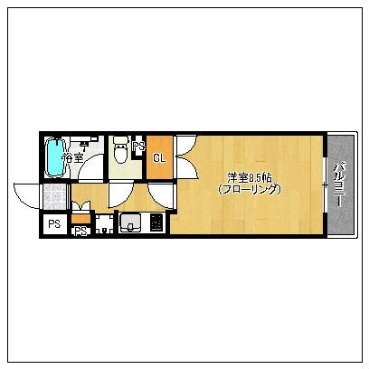 【間取り】 | レキシントンスクエア大濠