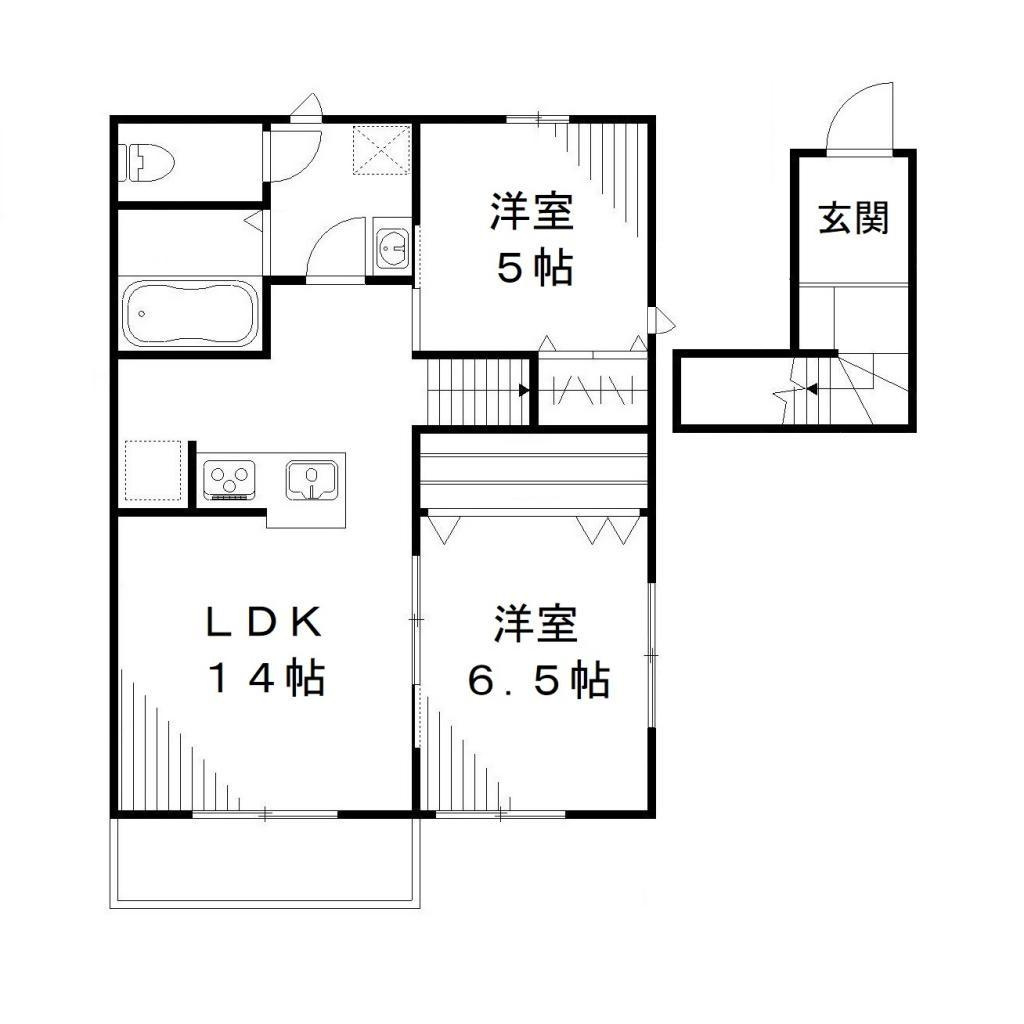 サニーコートⅡの間取り