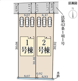 リーブルガーデン南丹市園部町若松町の区画図