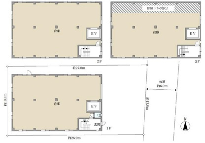 足立区西新井４丁目の倉庫の間取り