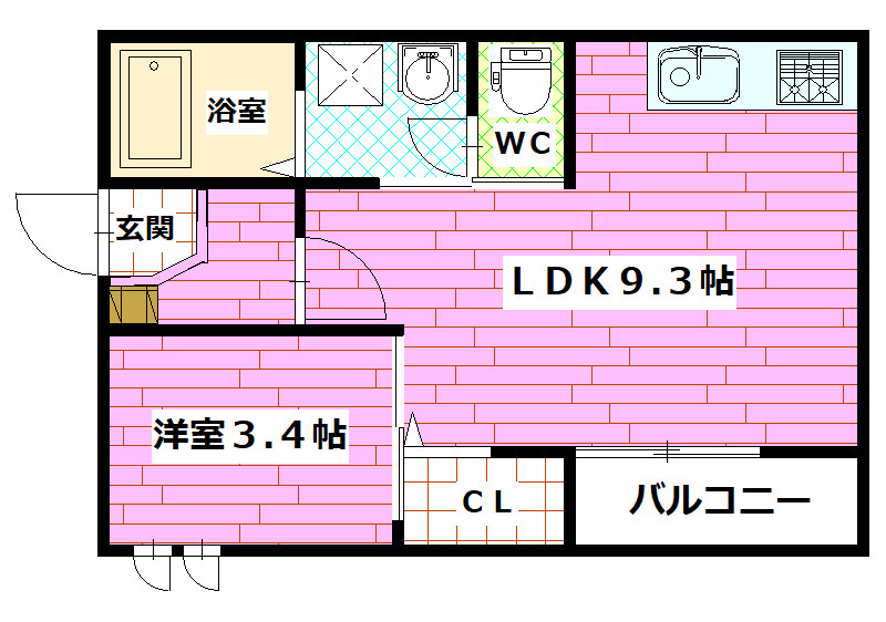 Grandtic水沢の間取り