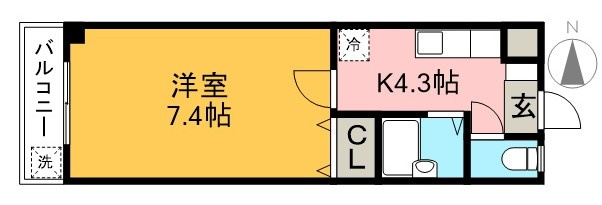 ユニバーシティハウスの間取り