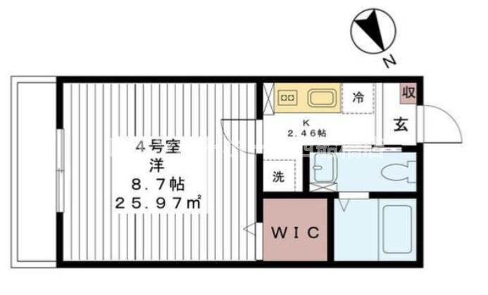 AJ津田沼Ⅲの間取り