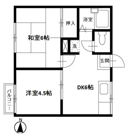 【間取り】 | ファミーユ・三浦