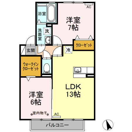 Sunny　Terrace　Ⅰの間取り