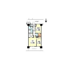 サニープレイス西芦屋　2号館の間取り