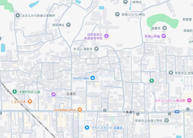 29(土)30(日)現地案内可能！　奈良市法蓮町　第27期　新築一戸建ての地図