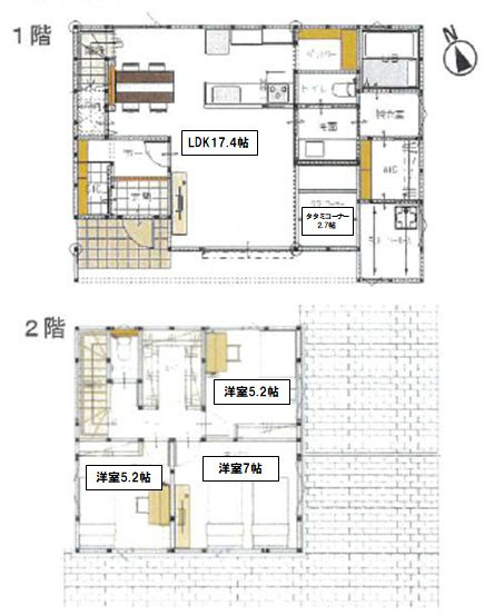 小山市横倉2期の間取り