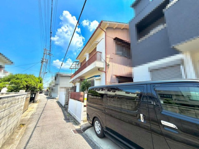 【前面道路含む現地写真】 | 綾園２丁目　売土地 | 北西角地！日当たり・通風ともに良好です！気持ちのいい1日が送れますね♪