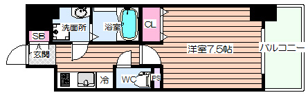 【間取り】 | レオンヴァリエ福島野田