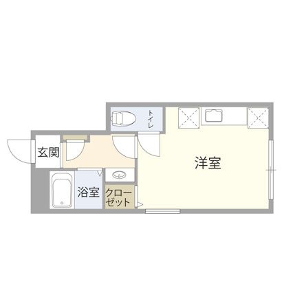 立川市柴崎町１丁目のアパートの間取り