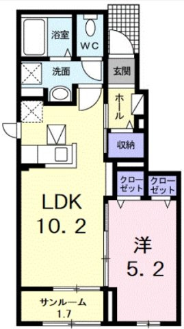 ヴィオラの間取り
