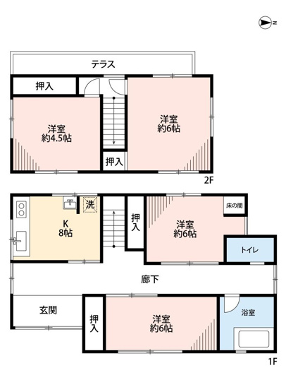 【間取り】 | 泉南市信達大苗代戸建